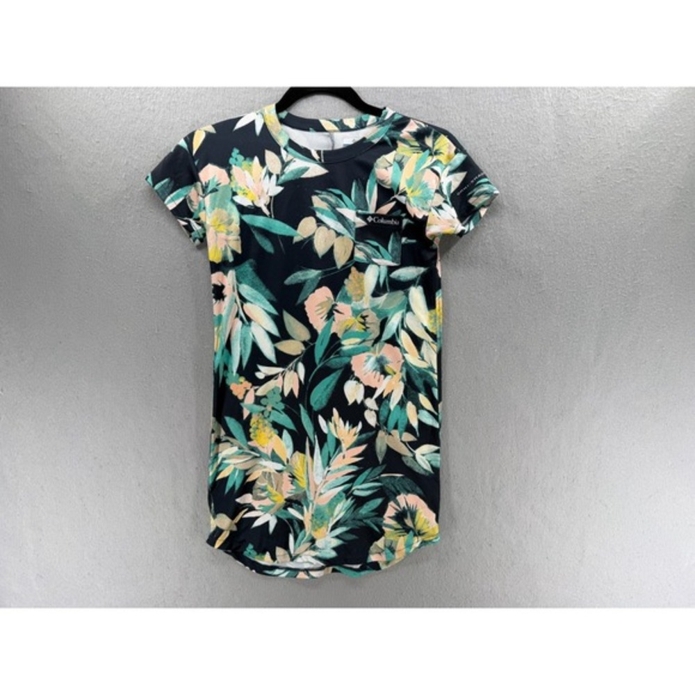 Columbia Girls Parker Ridge Dress Size M 10/12 Resort Vacation Omni-Shade Wick